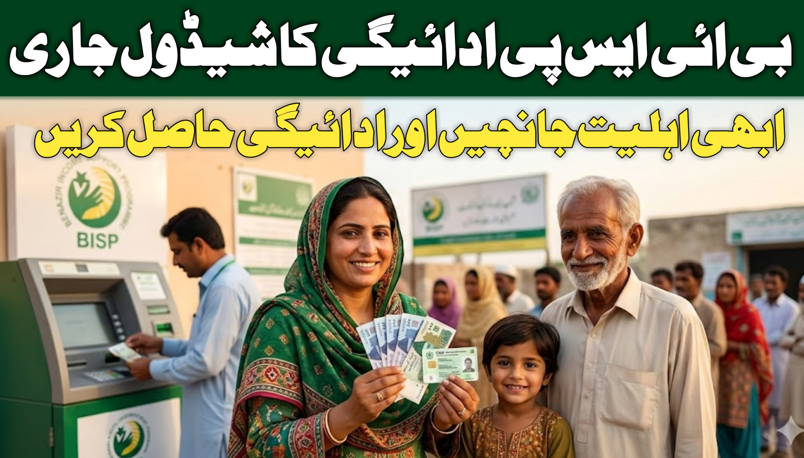 BISP Payment Schedule January-March 2026