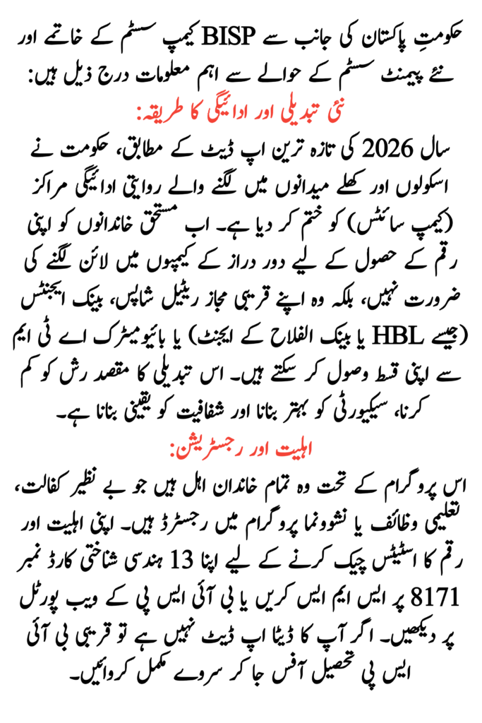 BISP Camp Sites Closed 