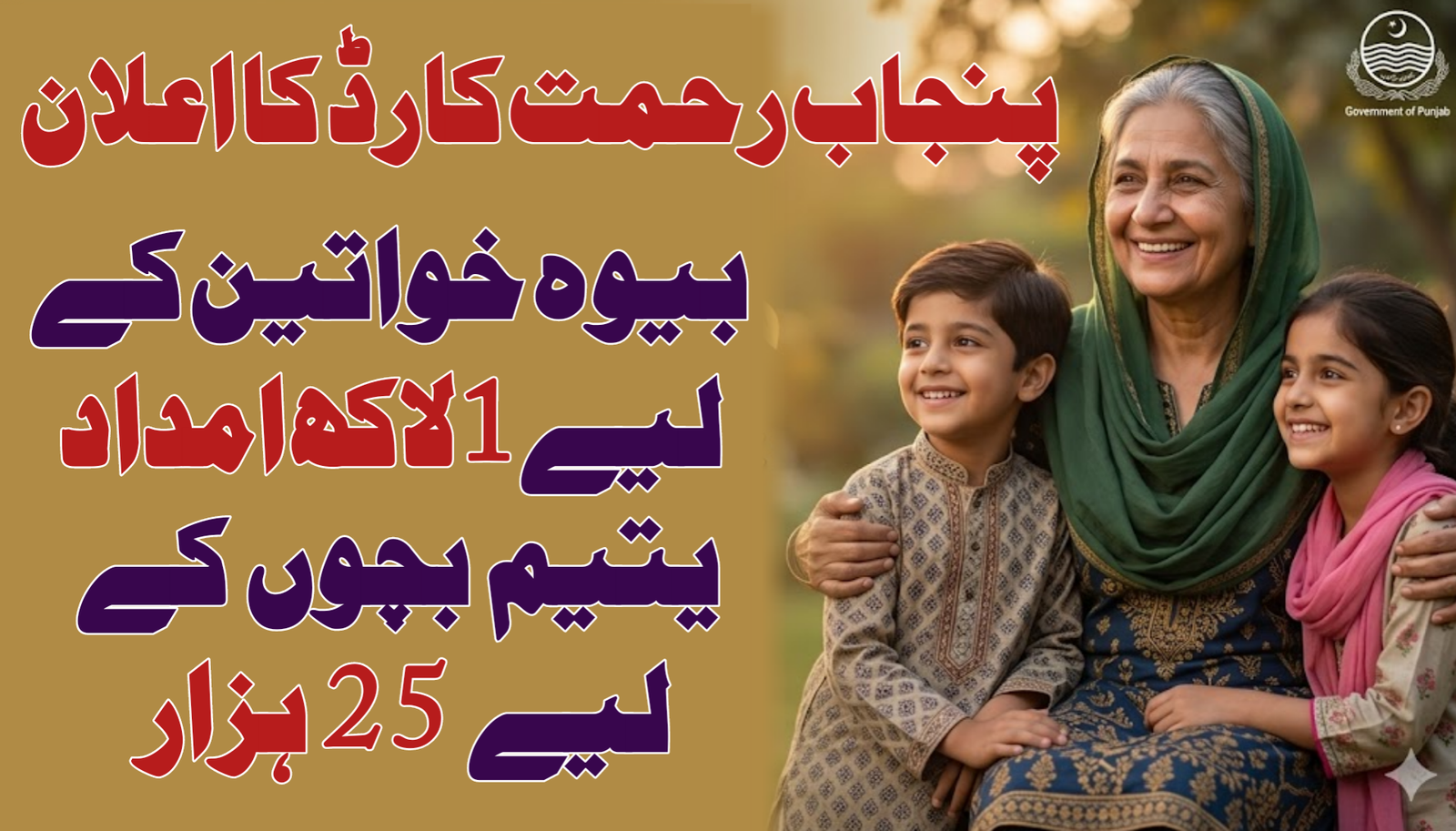 Punjab Govt Rehmat Card